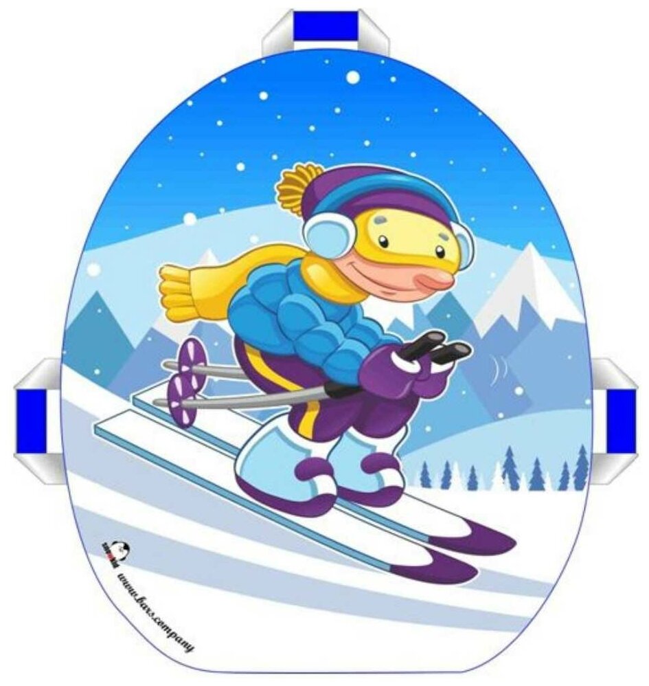 Ледянка Snowkid Лыжник, размер: 50х40 см — купить в интернет-магазине ...
