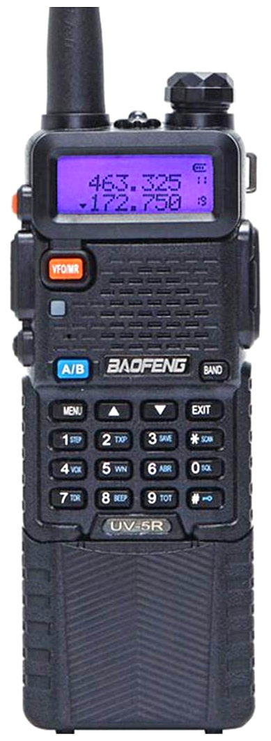 Рация Baofeng UV-5R (дополнительный аккумулятор 3800mAh)