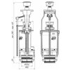 Фото #3 Сливной механизм АНИ Пласт WC7010 однорежимная нижняя