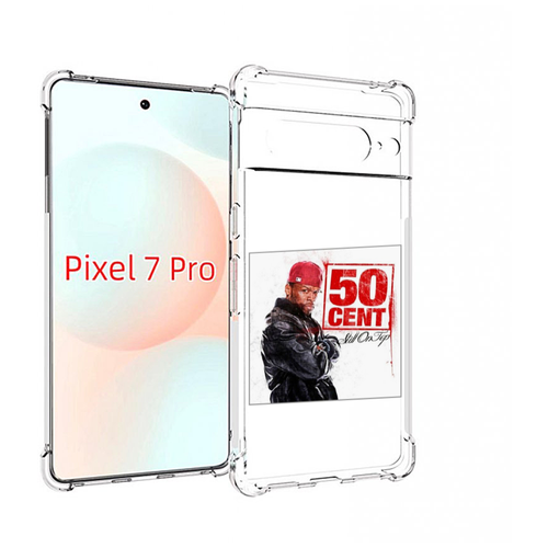 Чехол MyPads 50 Cent - Still On Top для Google Pixel 7 Pro задняя-панель-накладка-бампер