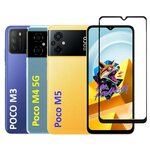 Защитное стекло для Xiaomi POCO M5 / Xiaomi POCO M4 5G / Xiaomi POCO M3 / Сяоми Поко М5 / Сяоми М4 5 Джи / Сяоми М3 Glass Full Glue - изображение