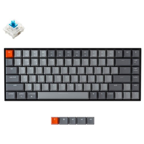 Клавиатура Keychron K2 Wireless RGB Aluminum Frame Dark Grey Gateron G Pro Blue 1399000₽