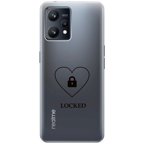 Силиконовый чехол с принтом Locked для Realme 9 / Рилми 9 силиконовый чехол с принтом locked для realme 9 pro рилми 9 про