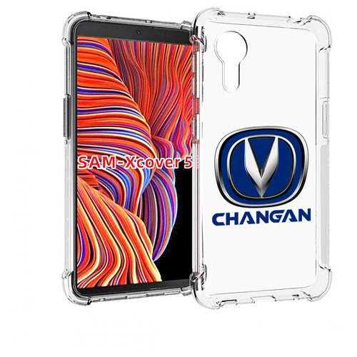 Чехол MyPads Changan-чанган мужской для Samsung Galaxy Xcover 5 задняя-панель-накладка-бампер