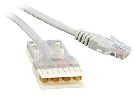 Патч-корд 110 тип - RJ-45, 4 пары, Cat.5e, 1 м