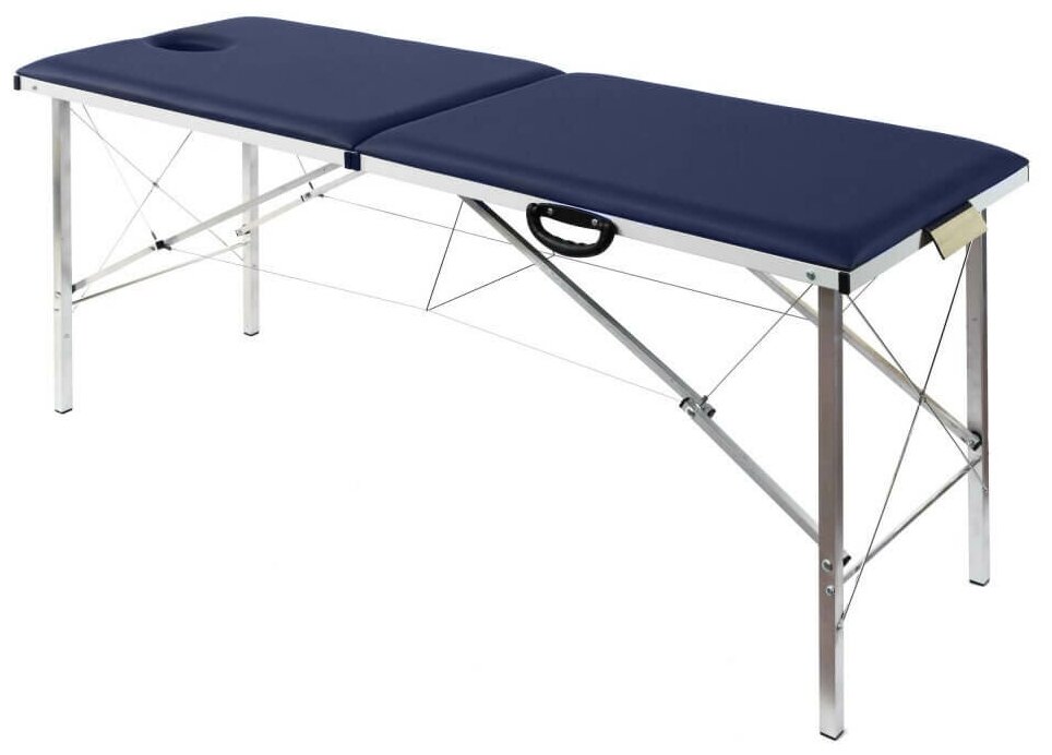 Массажный стол с системой тросов HELIOX (Гелиокс) T190, синий