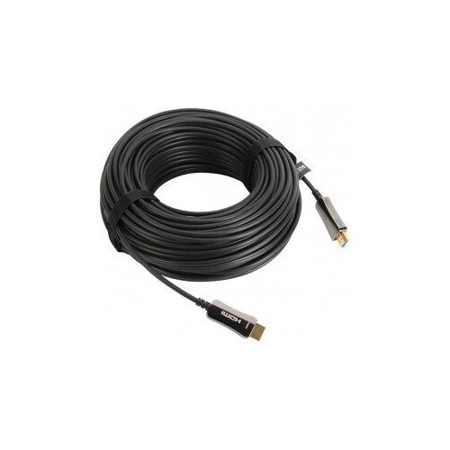 VCOM D3742A-30M Активный оптический кабель HDMI 19M/M, ver. 2.0, 4K@60 Hz 30m VCOM аксессуар vcom hdmi hdmi ver 2 0 30m d3742a 30m