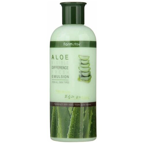 FarmStay Aloe Эмульсия освежающая с экстрактом алое Aloe Visible Difference Fresh Emulsion, 350ml