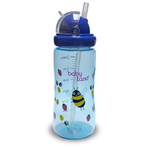 Поильник Baby Land с трубочкой, 300ml