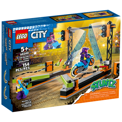 Конструктор LEGO City 60340 The Blade Stunt Challenge, 154 дет. конструктор lego city трюковое испытание нападение акулы