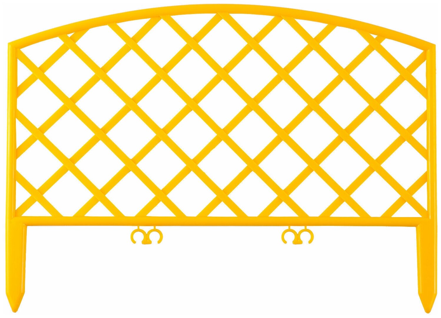 Забор декоративный GRINDA "плетень", 24x320см, желтый