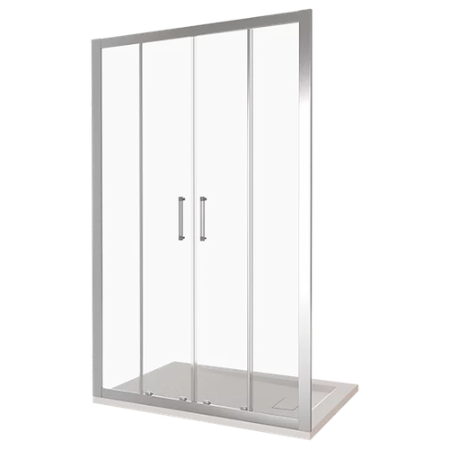 Душевая дверь Good Door Latte WTW-TD 170х185 прозрачная, хром матовый (WTW-TD-170-C-WE)