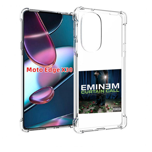 чехол mypads eminem curtain call the hits для motorola moto g5s xt1799 2 задняя панель накладка бампер Чехол MyPads Eminem CURTAIN CALL, THE HITS для Motorola Moto Edge X30 задняя-панель-накладка-бампер