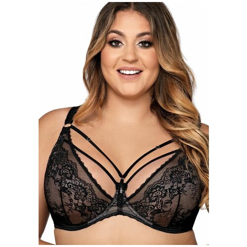 фото Соблазнительный бюстгальтер с мягкой чашкой и декоративными бретелями (размер: 80c) (цвет: белый) ava lingerie