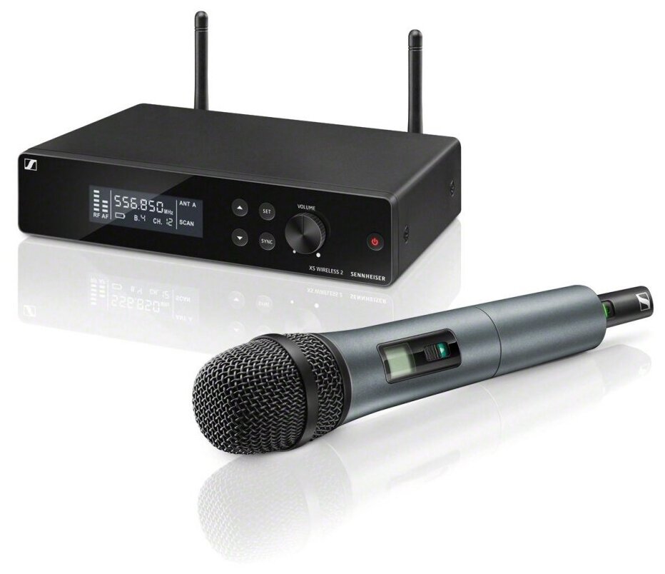 507150 XSW 2-865-A - вокальная радиосистема с конденсаторным микрофоном E865 (548-572 MH, Sennheiser