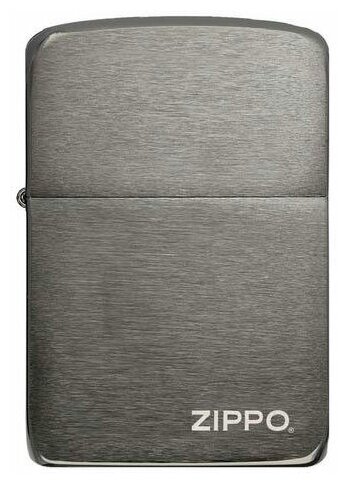 Зажигалка ZIPPO 1941 Replica ™ с покрытием Black Matte, латунь/сталь, чёрная, матовая, 38x13x57 мм