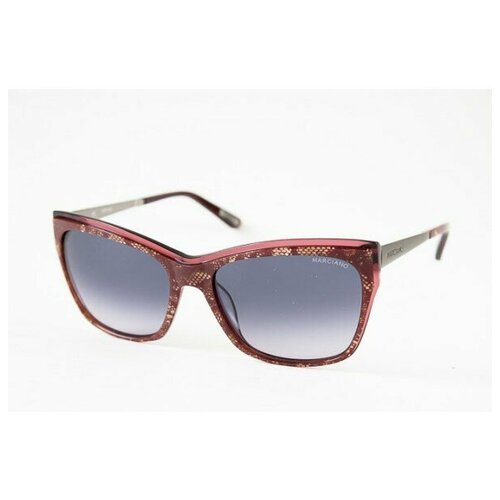 фото Солнцезащитные очки marciano guess, кошачий глаз, градиентные, для женщин, бордовый