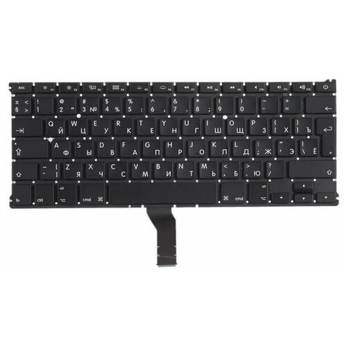 keyboard клавиатура для apple macbook air 13 a1369 a1466 mid 2011 mid 2017 прямой enter us Клавиатура для для MacBook Air 13 A1369 A1466, для Mid 2011 - Early 2017, Г-образный Enter RUS ZeepDeep