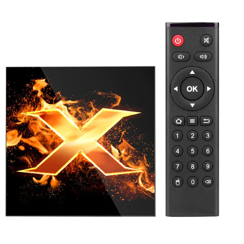 ТВ-приставка Smart TV BOX X1 Multimedia Player / Медиаплеер Android 10 4/64 GB
