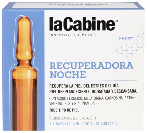 LA CABINE - NIGHT RECOVERY AMPOULES 10x2ML Концентрированная сыворотка в ампулах - Ночное восстановление