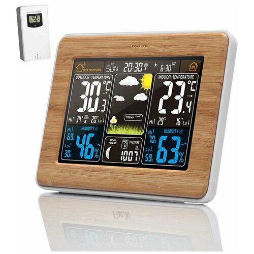 Часы-метеостанция Орбита OT-HOM13 Дерево 275400₽