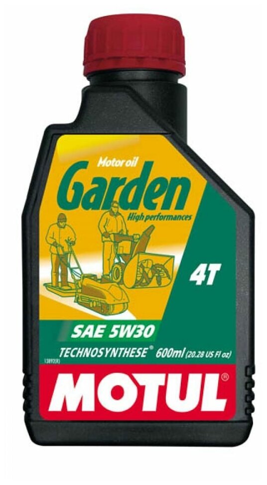 Масло моторное Motul Garden 4T SAE 5W30 0,6л - фотография № 4