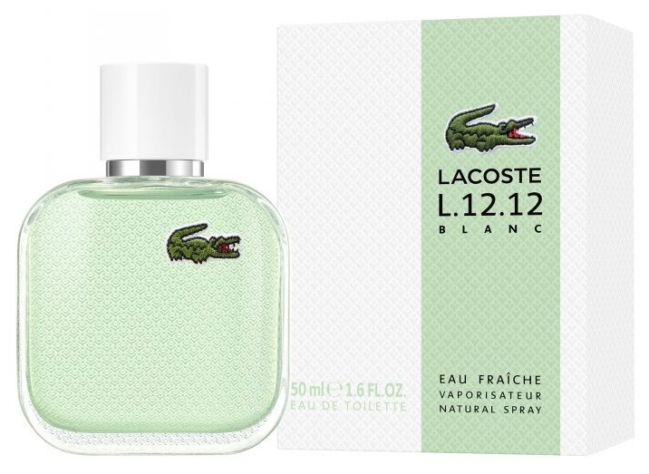 Туалетная вода Lacoste L.12.12 Blanc Eau Fraiche 50