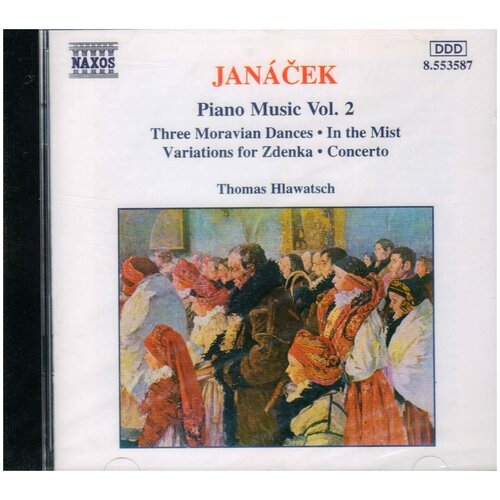 Janacek-Three Moravian Dances/In The Mist/Concertino- Naxos CD Deu (Компакт-диск 1шт) Leos janacek along an overgrown path piano sonata naxos cd deu компакт диск 1шт leos