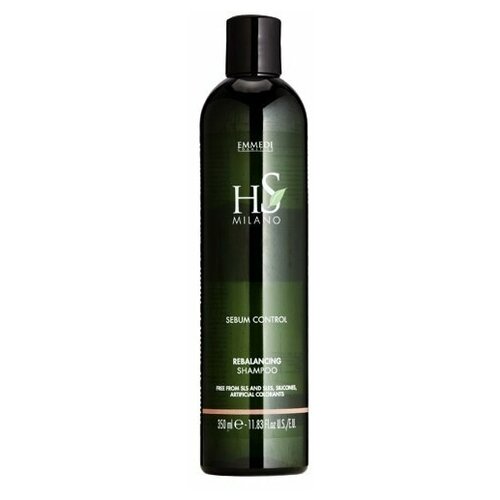 Шампунь себорегулирующий Dikson HS Milano Shampoo sebum control rebalancing, 350 мл insight шампунь rebalancing sebum control против жирной кожи головы 900 мл