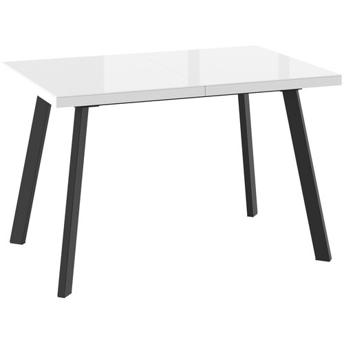 Стол BORG-120, раздвижной со стеклом 120(160)х80, капучино/капучино, (1 упак.)