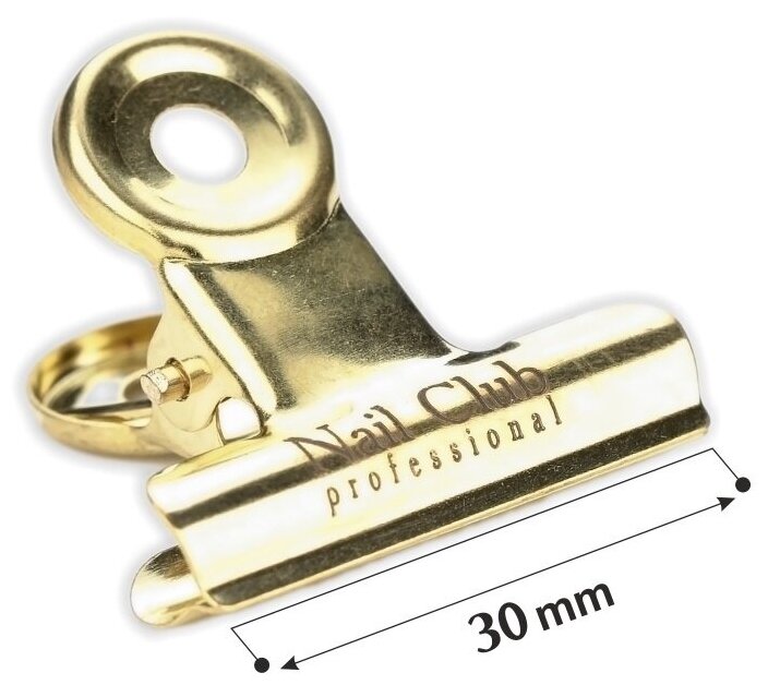 фото Nail Club professional Зажим для арочного моделирования металлический 5 шт/уп.