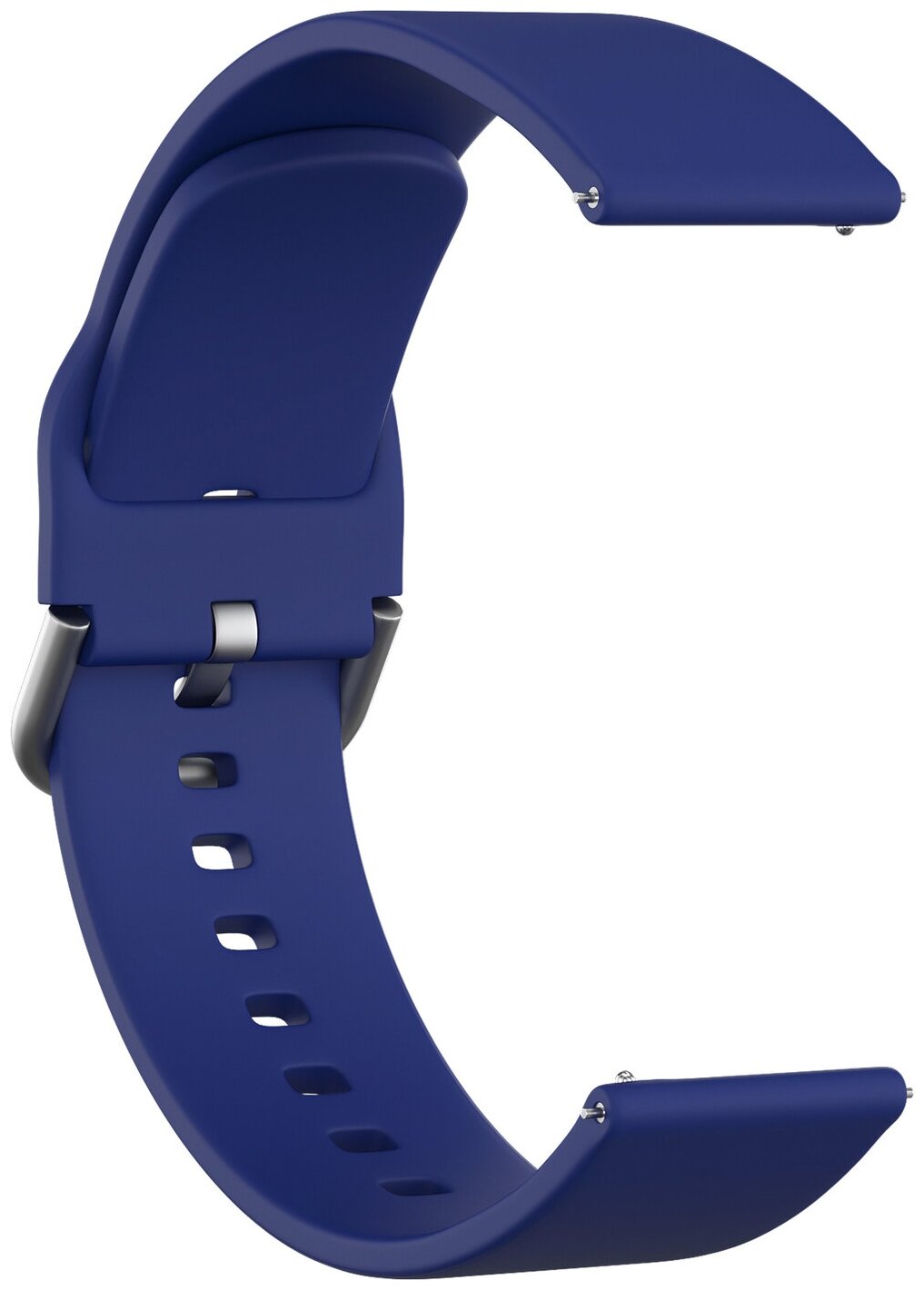 Ремешок силиконовый GSMIN Sport Line 20 для Samsung Gear Sport / S2 Classic / Galaxy Watch (42 mm) (Темно-синий)