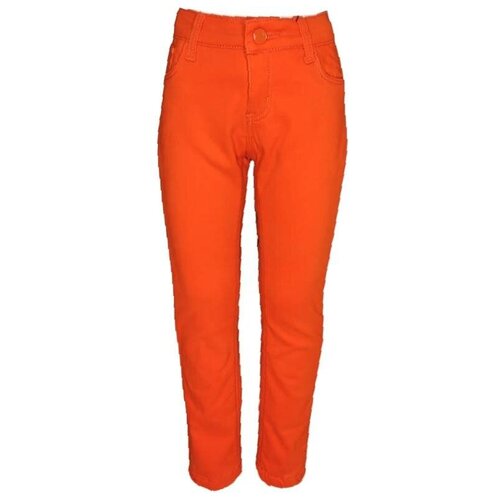 фото Брюки для девочки. цвет оранжевый. happy tree. размер 134