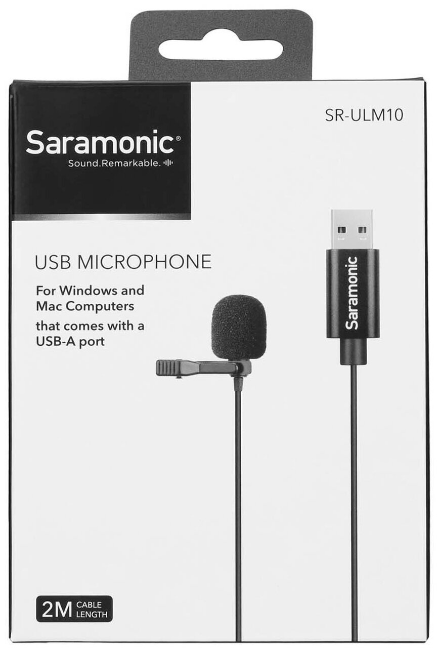 Микрофон проводной Saramonic SR-ULM10