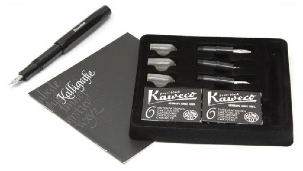 Kaweco Black Calligraphy Set