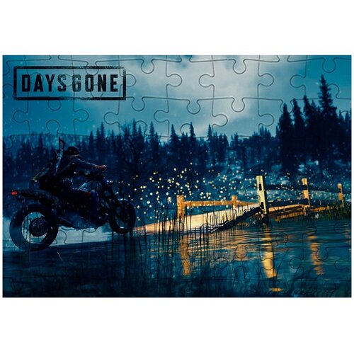 Пазл Картонный 38x26 см, размер А3, 300 деталей, модель Days Gone-19 пазл картонный 29x20 см размер а4 120 деталей модель days gone 15