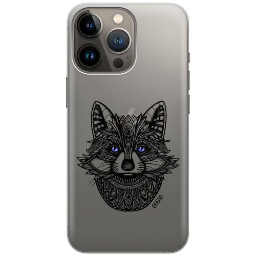 Силиконовый чехол на Apple iPhone 14 Pro / Эпл Айфон 14 Про с рисунком Grand Raccoon силиконовый чехол на apple iphone 14 pro эпл айфон 14 про с рисунком grand raccoon