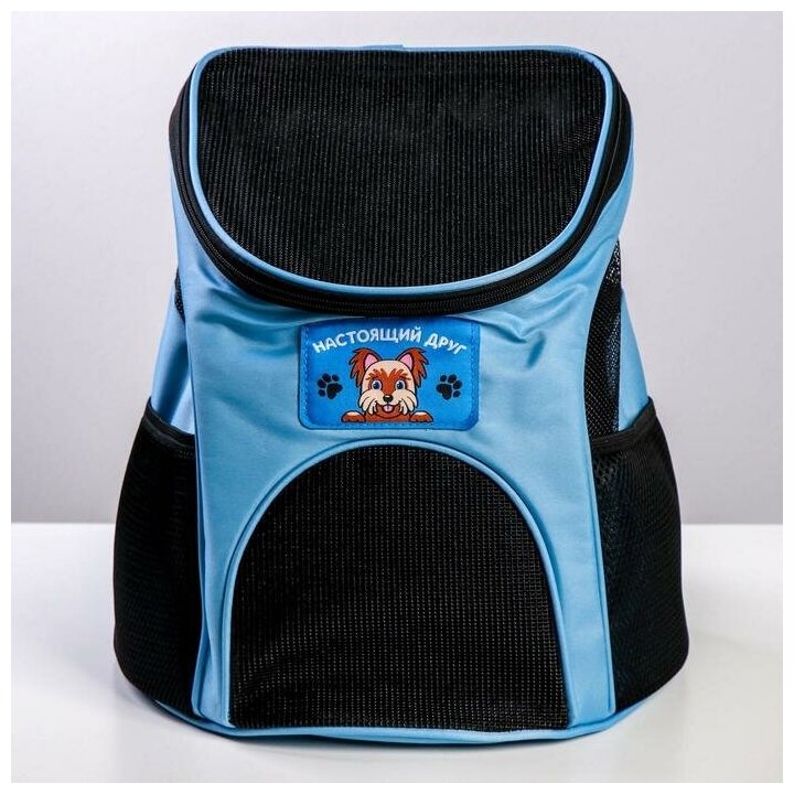 Рюкзак для переноски животных «Лучший друг» 31х23х30 см - фотография № 2