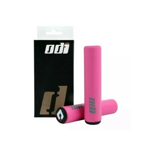 Грипсы ODI 130мм, с заглушками, зеленые