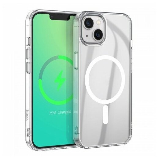 Чехол-накладка HOCO Light для iPhone 14 MageSafe прозрачный