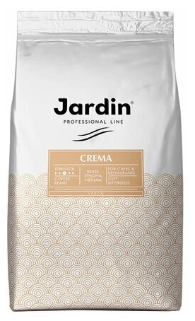 Кофе в зернах JARDIN (Жардин) "Crema", комплект 30 шт., натуральный, 1000 г, вакуумная упаковка, 0846-08 - фотография № 8