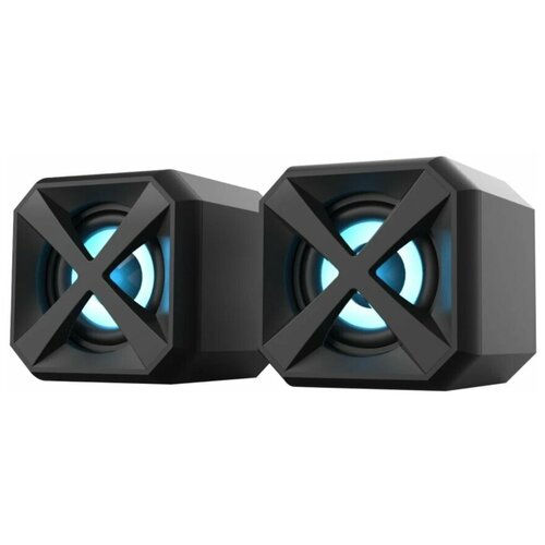 Колонки для компьютера от USB Kisonli c подсветкой L-5050 black 81000₽