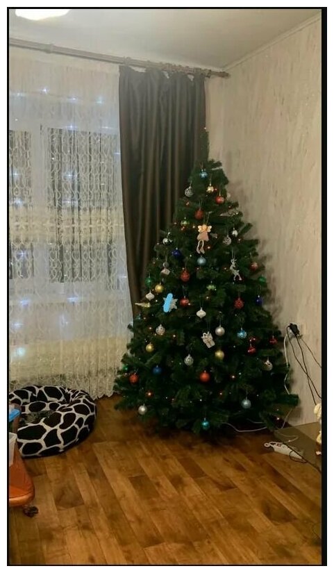 Crystal Trees Искусственная елка Праздничная 180 см, ПВХ KP8718