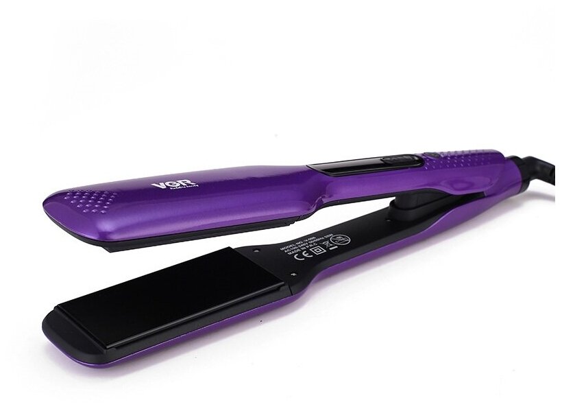 Профессиональный выпрямитель для волос / Утюжок для волос / MARKA V0506 / Фиолетовый - фотография № 6