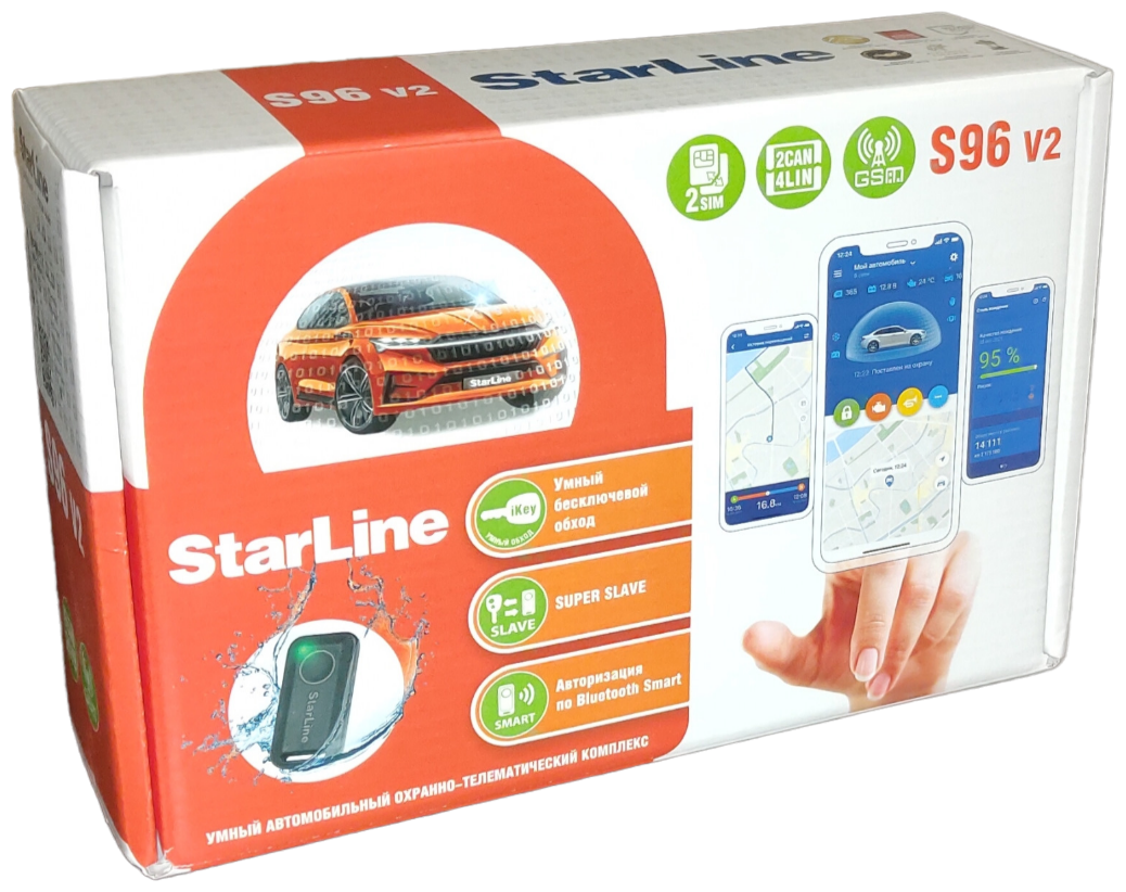  StarLine S96 v2 2CAN+4LIN 2SIM GSM —  в интернет .