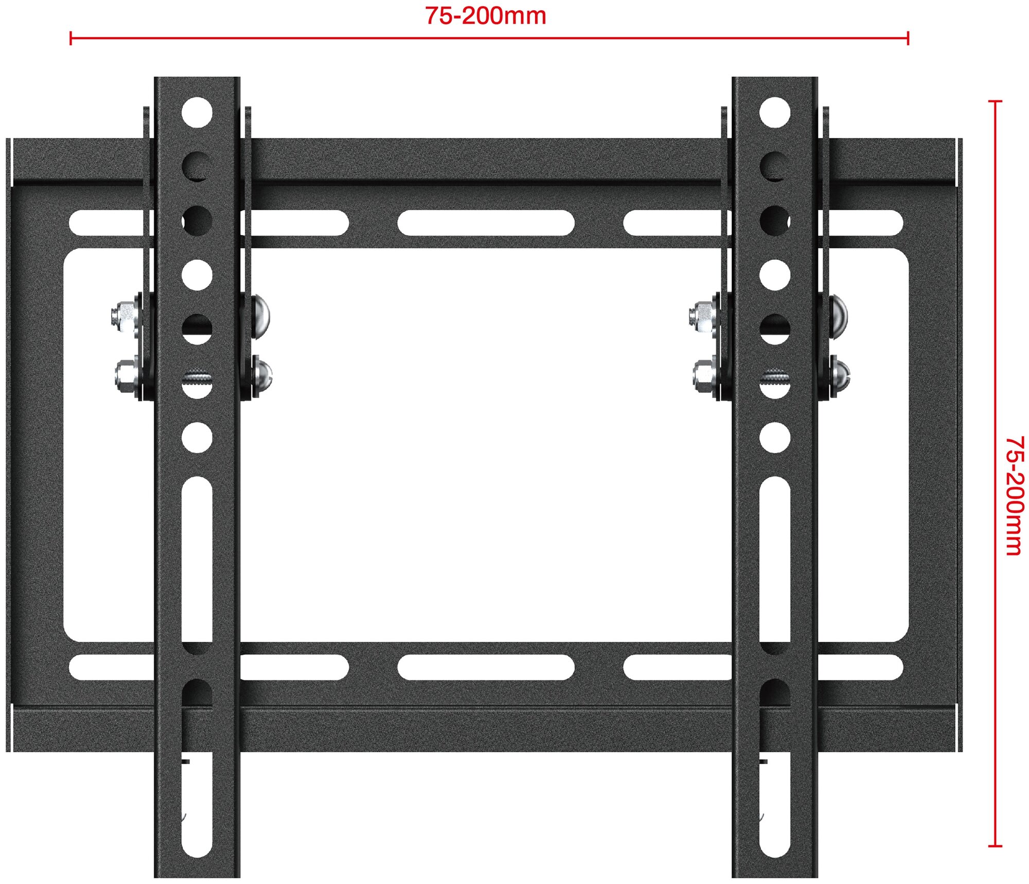 Кронейн для телевизора на стену наклонный с диагональю 23"-42" UniTeki TMN1601N черный