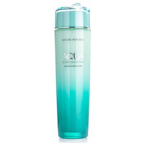 Nature Republic Super Aqua Max Watery Emulsion Увлажняющая эмульсия для лица с морской водой, 130 мл