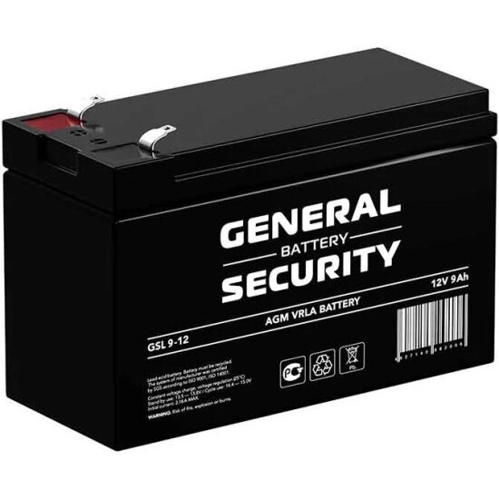 Аккумулятор General Security GSL9-12 F2