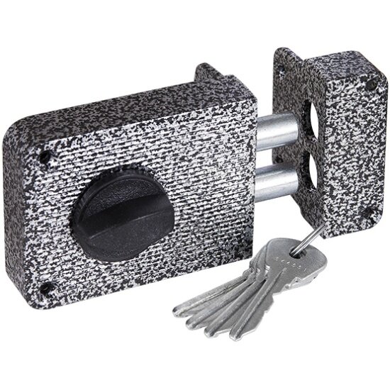 Замок накладной Noname зенит ЗН 1-3 серебро