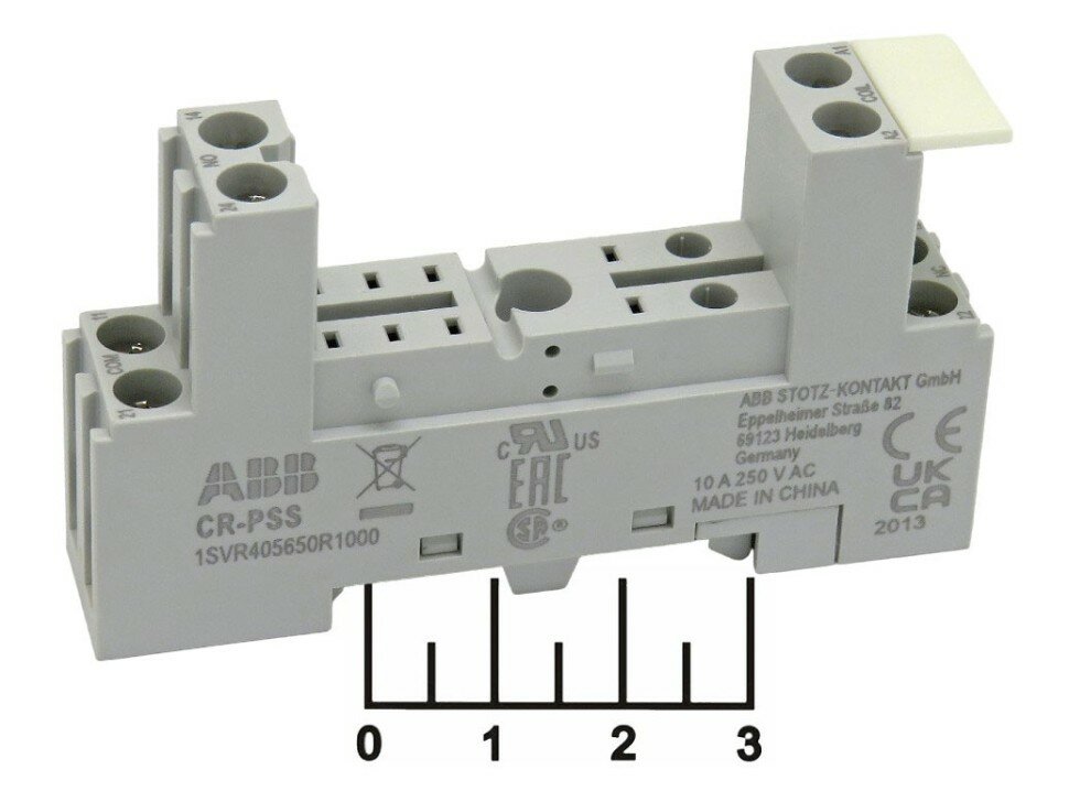 Розетка для реле 1SVR405650R1000 CR-PSS 10A/250V ABB